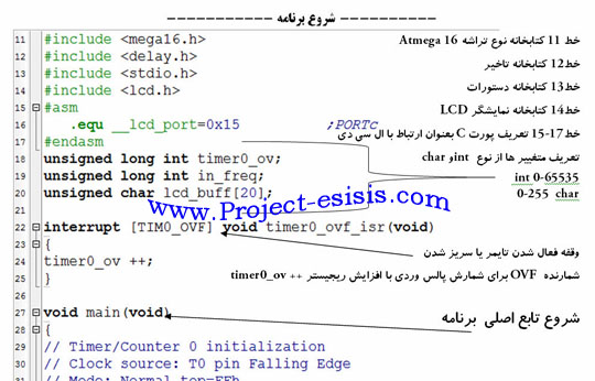 برنامه فرکانس متر